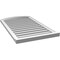 Ekena Millwork Arch Top Surface Mount PVC Gable Vent w/ 2"W x 2"P Brickmould Sill Frame, 24"W x 38"H GVPAR24X3803SN - alternate 4